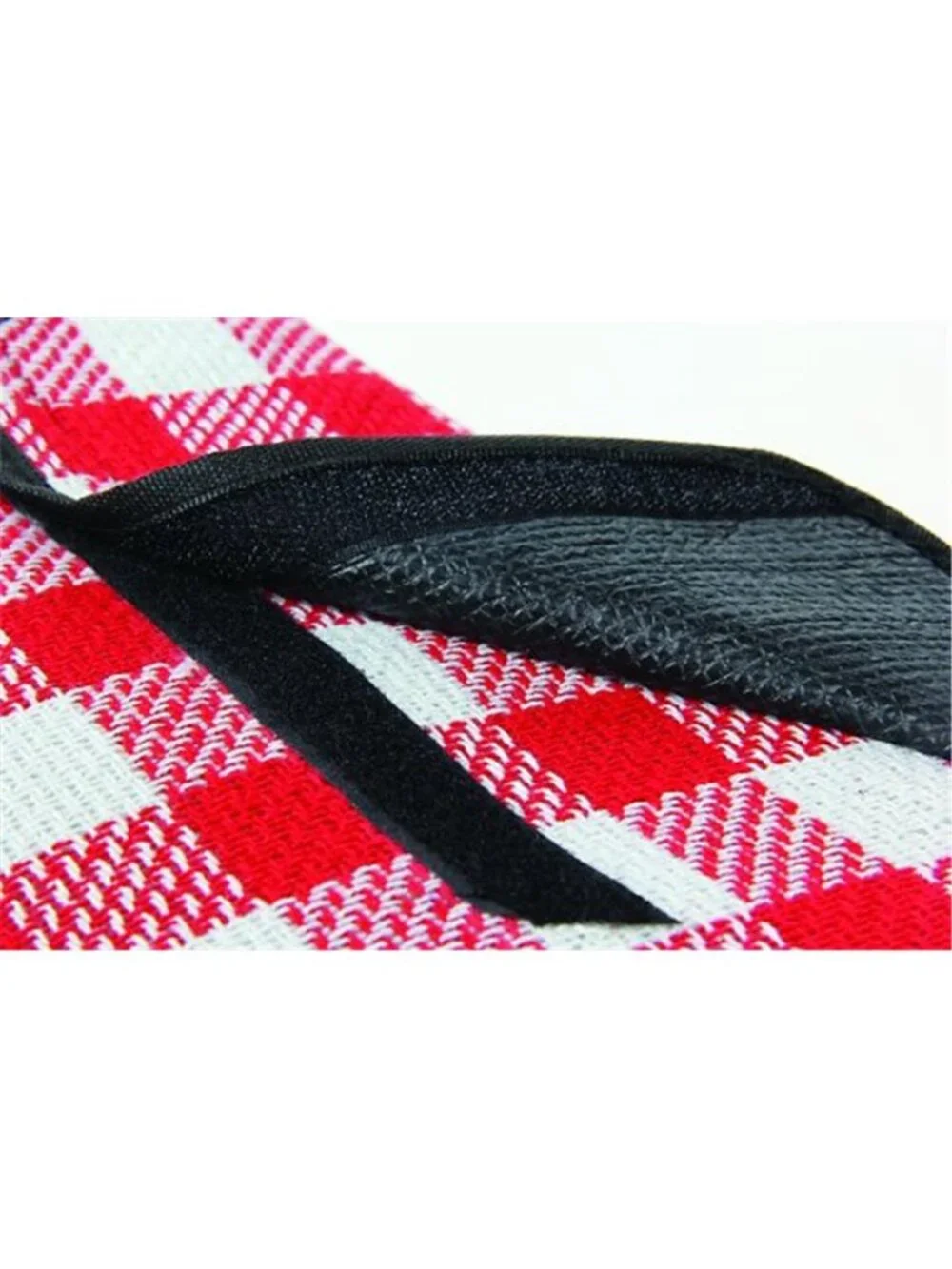 Red White Waterproof Picnic Blanket Outdoor Camping Tailgating Foldable Mat Pad